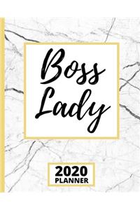 Boss Lady: 2020 Planner, 1-Year Daily, Weekly and Monthly Organizer With Calendar, Inspirational, Appreciation, Thank-You Gifts For Women, Girls, CEO's (8" X 1