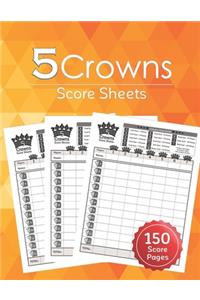 5 Crowns Score Sheets