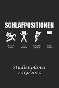 Medizin Student Studienplaner 2019/2020