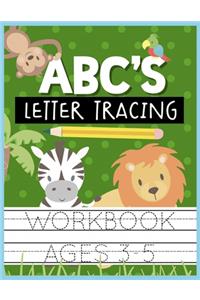 ABC's Letter Tracing Workbook Ages 3-5