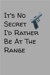 It's No Secret I'd Rather Be At The Range