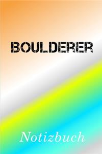 Boulderer Notizbuch