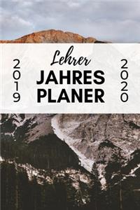 Lehrer Jahres Planer 2019 2020