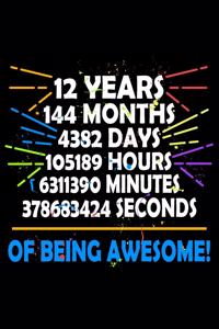 12 Years Of Being Awesome