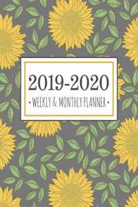 2019-2020 Weekly & Monthly Planner