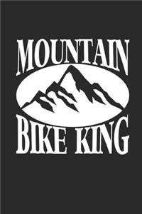 Mountain Bike King: Rad Notizbuch Mountain Bike Planner Cycle Notebook Cyclist Journal 6x9 liniert