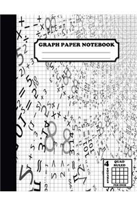 Graph Paper Notebook. Quad Ruled-4 Squares Per Inch