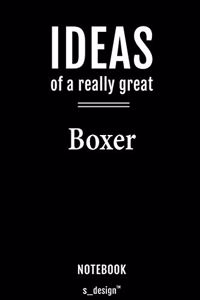 Notebook for Boxers / Boxer