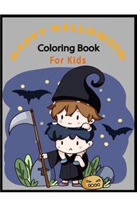 Happy Halloween Coloring Book for Kids
