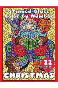 CHRISTMAS (Stained Glass Color by Number)