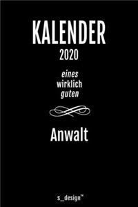 Kalender 2020 für Anwälte / Anwalt / Anwältin