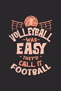If Volleyball Was Easy They'd Call It Football