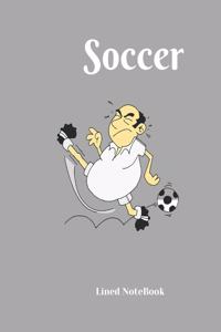 Soccer Lined NoteBook