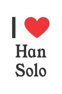 I Love Han Solo: Han Solo Designer Notebook