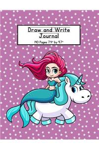 Mermaid and Unicorn Draw and Write Journal