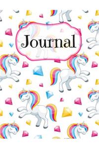 Diamond Unicorn Composition Book