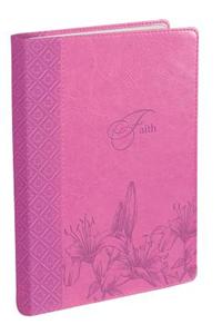 Pink Luxleather Journal Faith