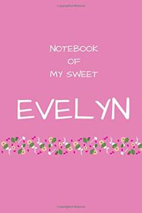 Notebook of my sweet Evelyn