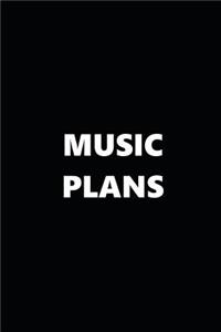 2019 Weekly Planner Musical Theme Music Plans 134 Pages