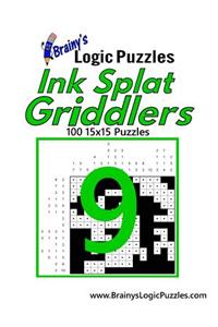 Brainy's Logic Puzzles Ink Splat Griddlers #9