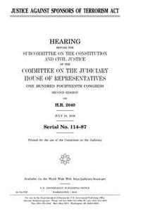 Justice Against Sponsors of Terrorism Act