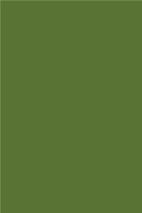 Olive Green 101 - Lined with Margins Notebook (Narrow)