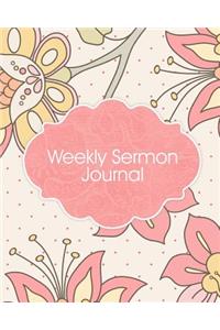 Weekly Sermon Journal