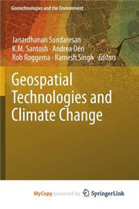 Geospatial Technologies and Climate Change