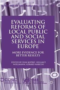 Evaluating Reforms of Local Public and Social Services in Europe