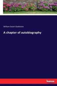chapter of autobiography