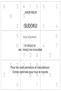 Sudoku pour débutants - 50 grilles de Mio - pensez par vous-même