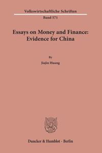 Essays on Money and Finance