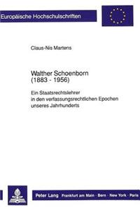 Walther Schoenborn (1883-1956)