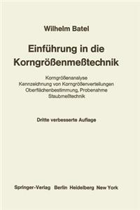 Einführung in Die Korngrößenmeßtechnik