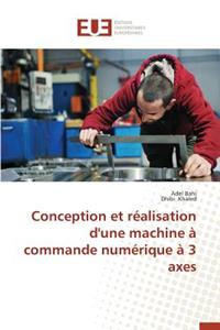 Conception Et Réalisation d'Une Machine À Commande Numérique À 3 Axes