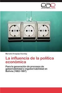 influencia de la política económica