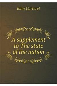 A Supplement to the State of the Nation