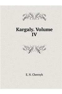 Kargaly. Volume IV