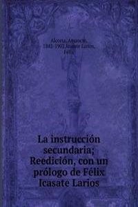 La instruccion secundaria