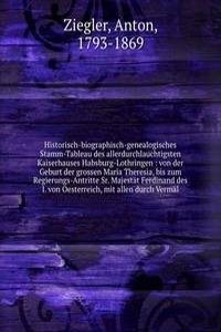 HISTORISCH-BIOGRAPHISCH-GENEALOGISCHES