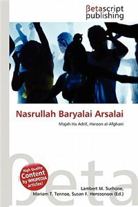 Nasrullah Baryalai Arsalai