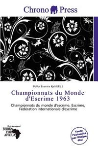 Championnats Du Monde D'Escrime 1963