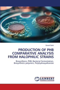 Production of Phb Comparative Analysis from Halophilic Strains