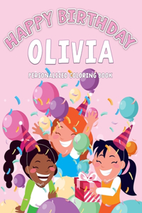 Olivia's Birthday Coloring Book