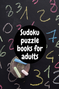 Sudoku puzzle books for adults