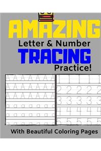 Letter & Number Tracing Book for Preschoolers