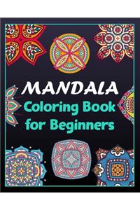 Mandala coloring book for beginners
