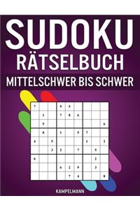 Sudoku Rätselbuch Mittelschwer bis Schwer