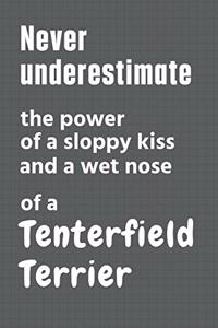 Never underestimate the power of a sloppy kiss and a wet nose of a Tenterfield Terrier