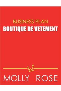 Business Plan Boutique De Vetement